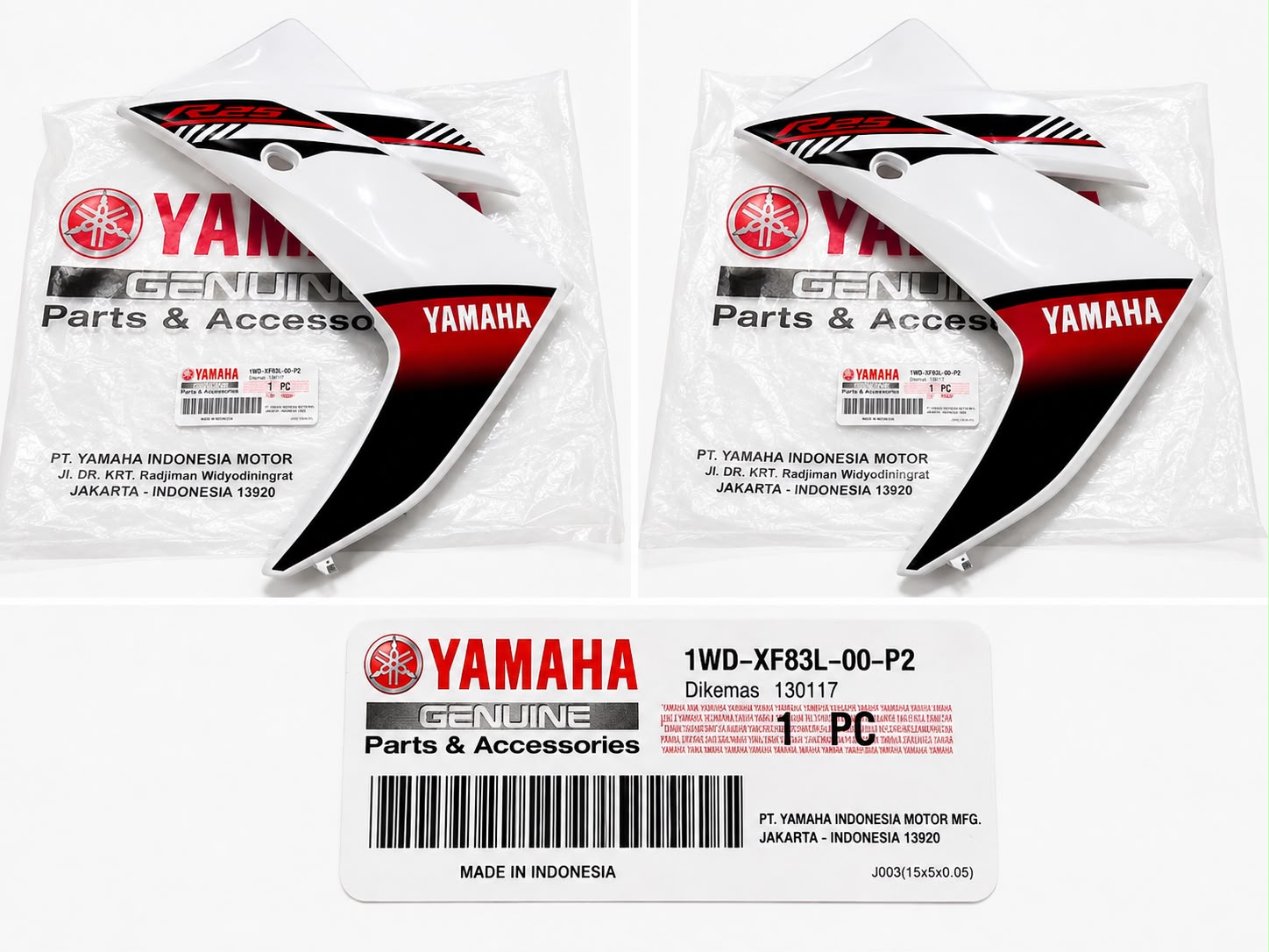 R25 SOL YAN GRENAJ BEYAZ 1WDXF83L00P2